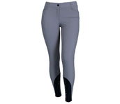 EQODE by Equiline Pantalón de Equitación Delma Agarre de Rodilla Gris