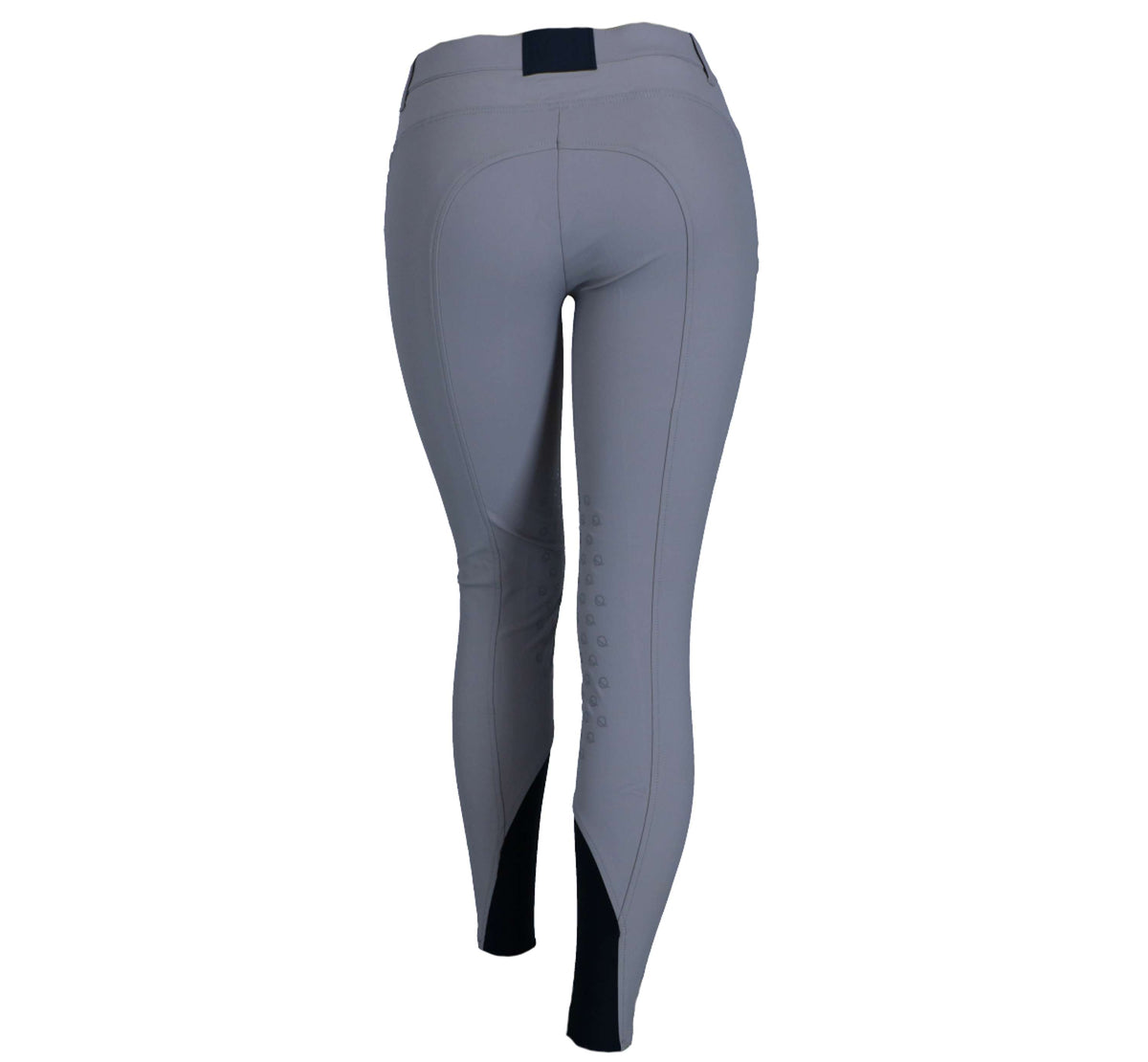 EQODE by Equiline Pantalón de Equitación Delma Agarre de Rodilla Gris
