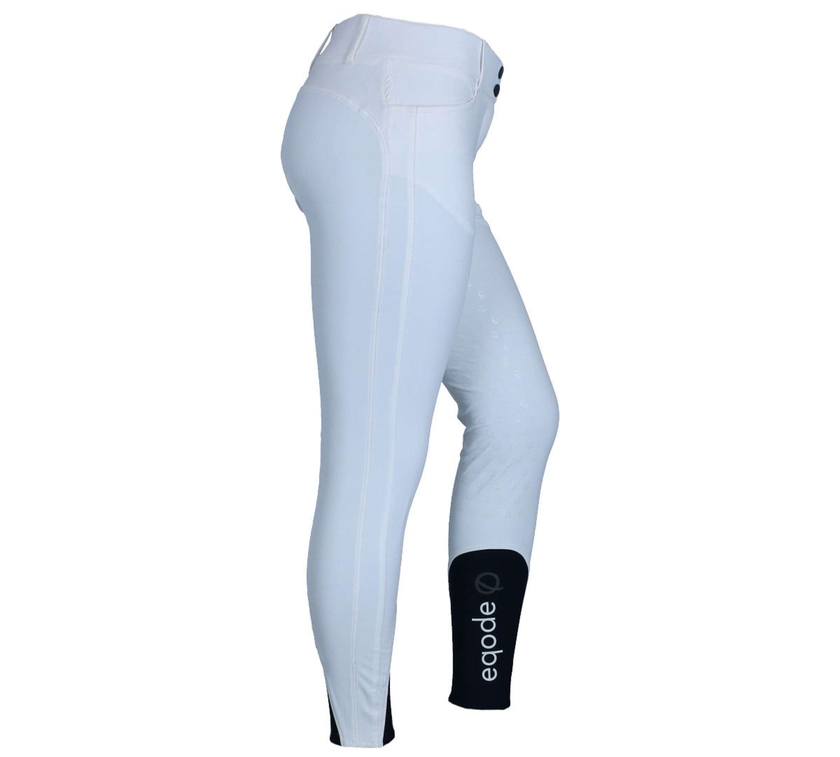 EQODE by Equiline Pantalón de Equitación Darcey Full Grip Blanco