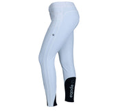EQODE by Equiline Pantalón de Equitación Delma Agarre de Rodilla Blanco