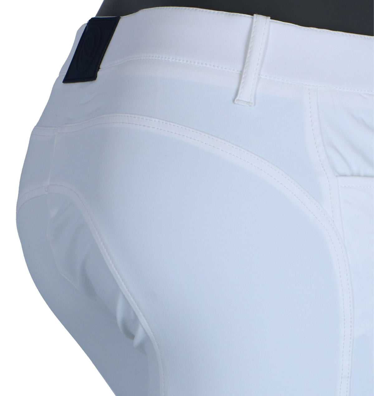 EQODE by Equiline Pantalón de Equitación Delma Agarre de Rodilla Blanco