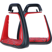 Freejump Estribos Soft Up Classic Negro Rojo