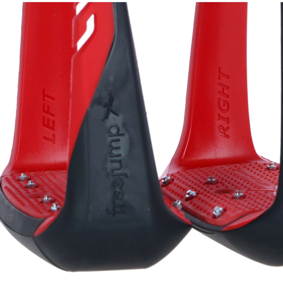 Freejump Estribos Soft Up Classic Negro Rojo