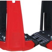 Freejump Estribos Soft Up Pro Plus Negro Rojo