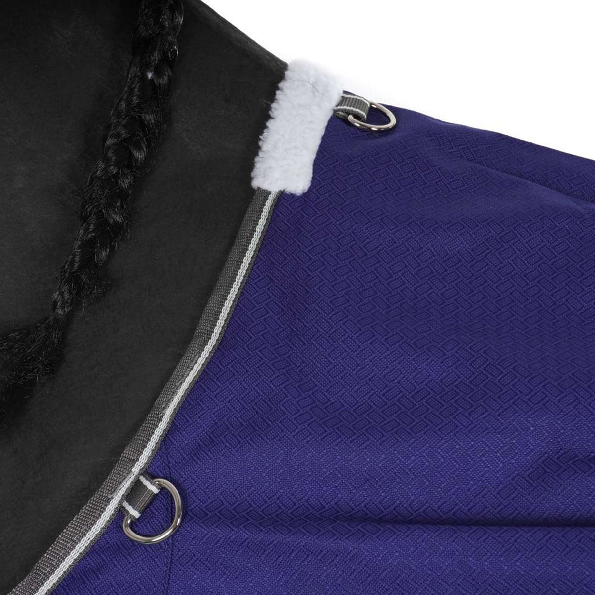 Weatherbeeta Manta de Invierno Comfitec Premier Free II Standard Neck Lite Azul Oscuro/Gris/Blanco