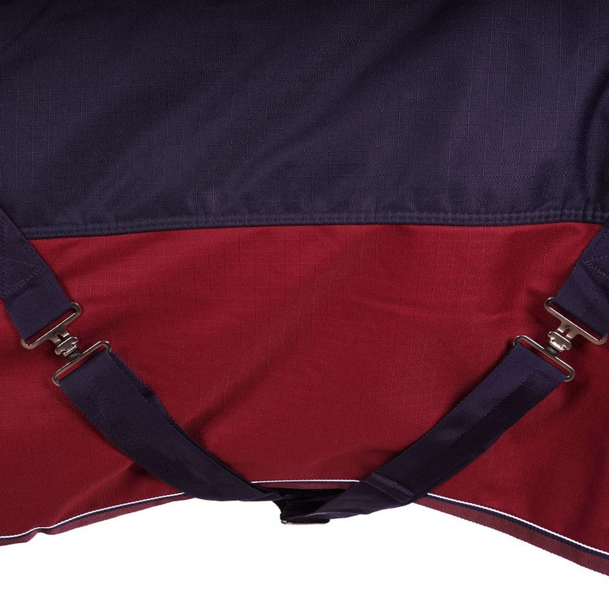 EQUITHÈME Manta Impermeable Tyrex 1200D 0g Navy/Bordeaux