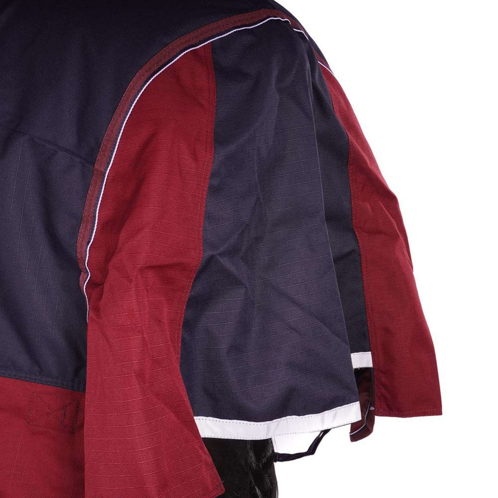 EQUITHÈME Alfombra de Exterior Tyrex 1200D 50g Navy/Bordeaux