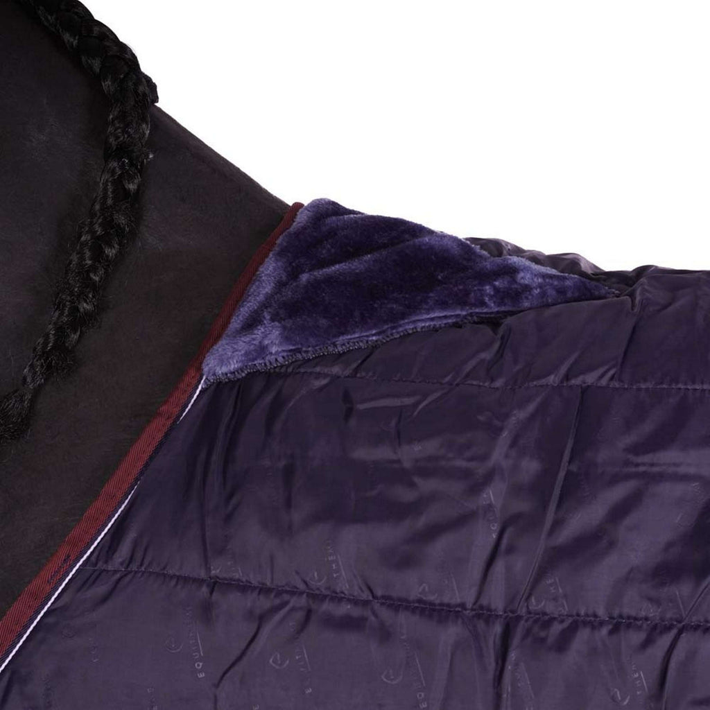 EQUITHÈME Alfombra de Exterior Tyrex 1200D 50g Navy/Bordeaux