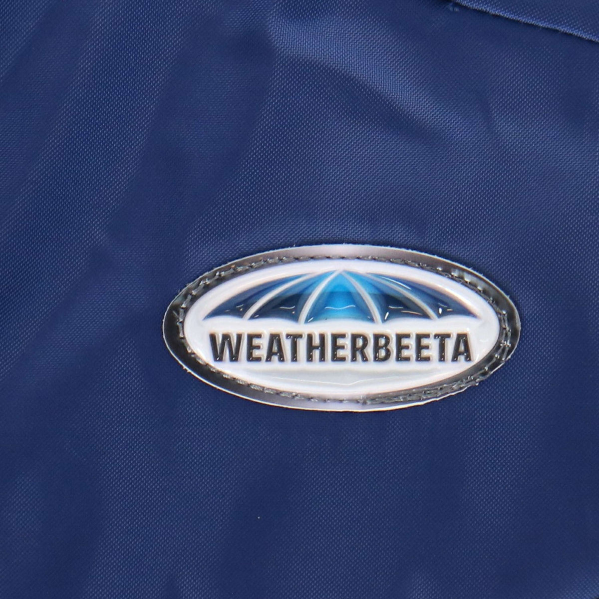 Weatherbeeta Parka Comfitec Abrigo cortavientos de lujo para perros Azul oscuro/Gris/Blanco