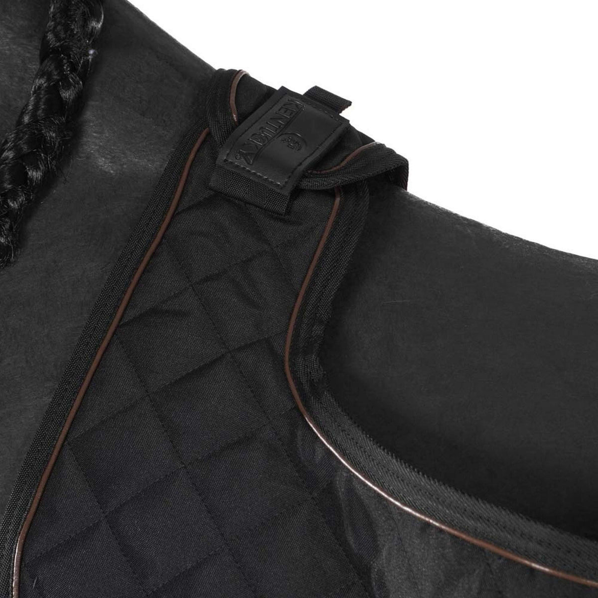 Kentucky Horsewear Manta de ejercicio 160g Negro