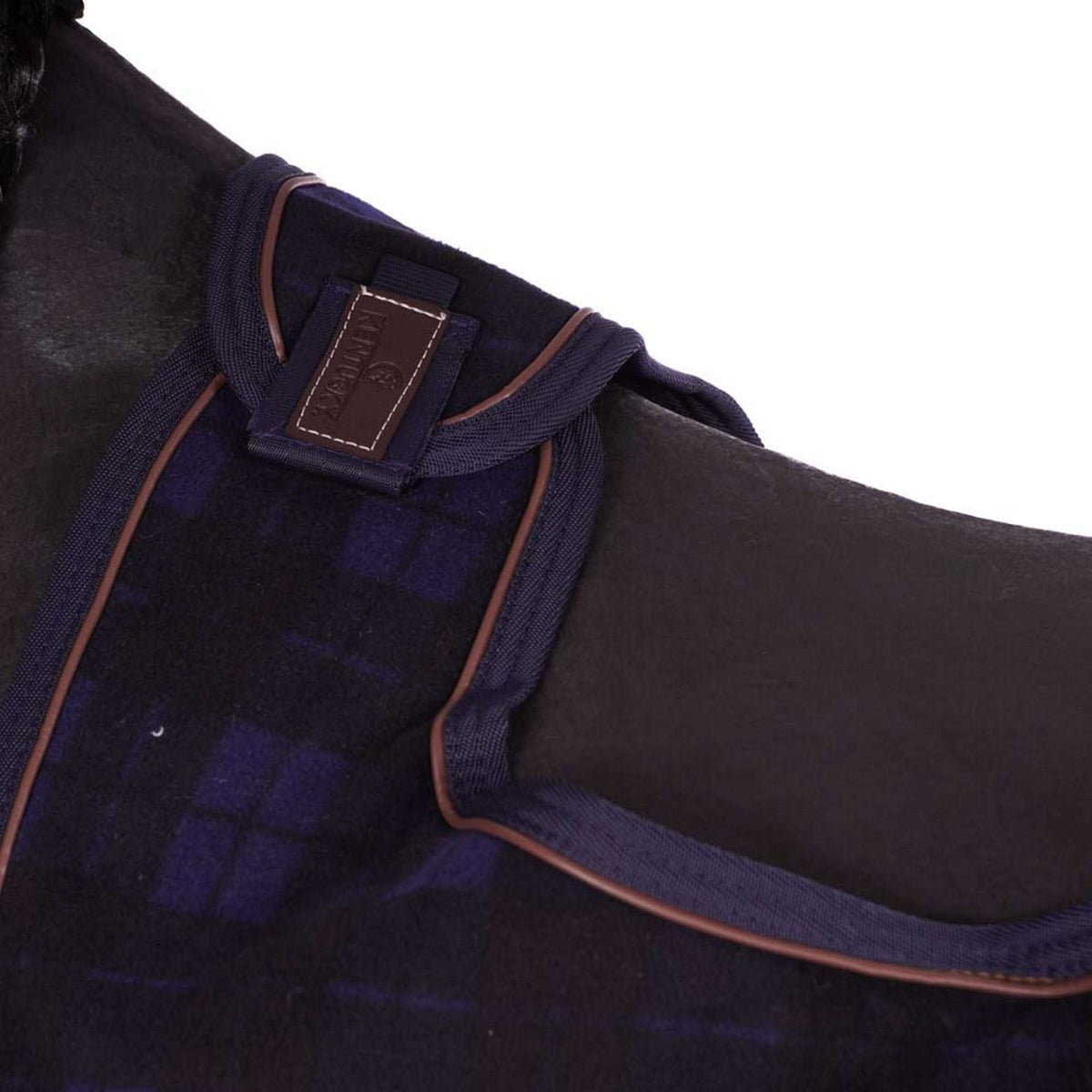 Kentucky Horsewear Manta de ejercicio Heavy Fleece Azul oscuro
