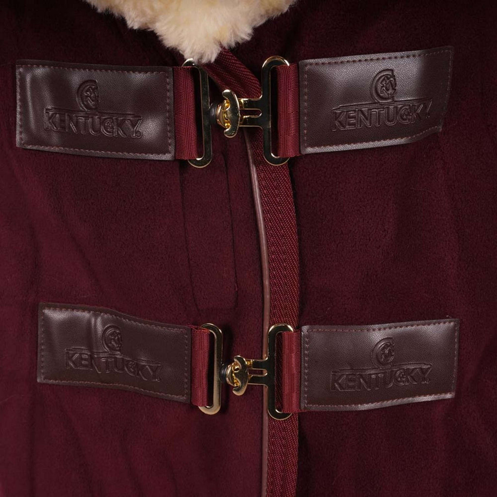 Kentucky Horsewear Manta para el sudor Show Fleece Heavy Bordeaux