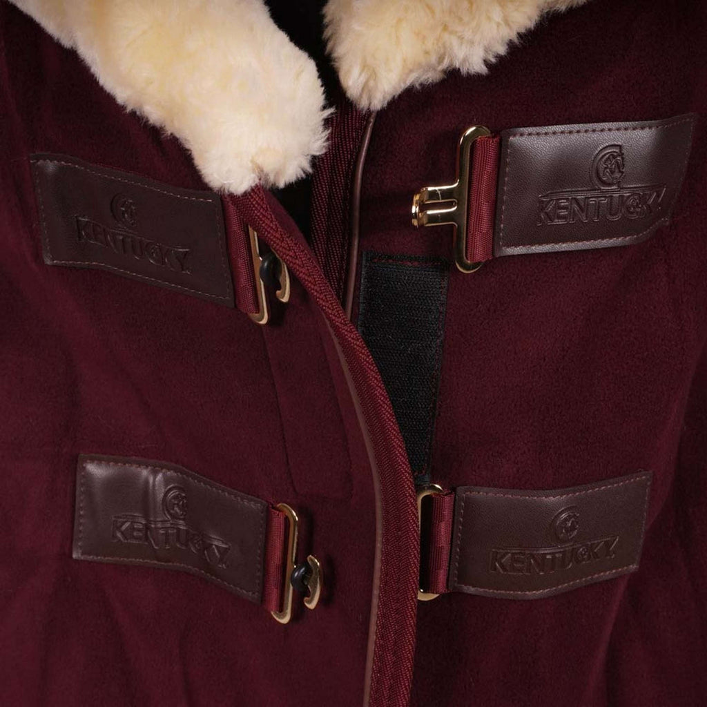 Kentucky Horsewear Manta para el sudor Show Fleece Heavy Bordeaux