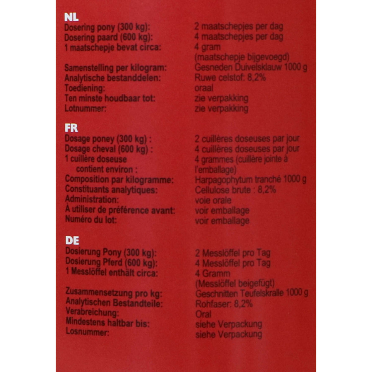 PharmaHorse Garra del Diablo Caballo