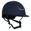 HKM Casco Lady Shield Azul oscuro/Oro rosa