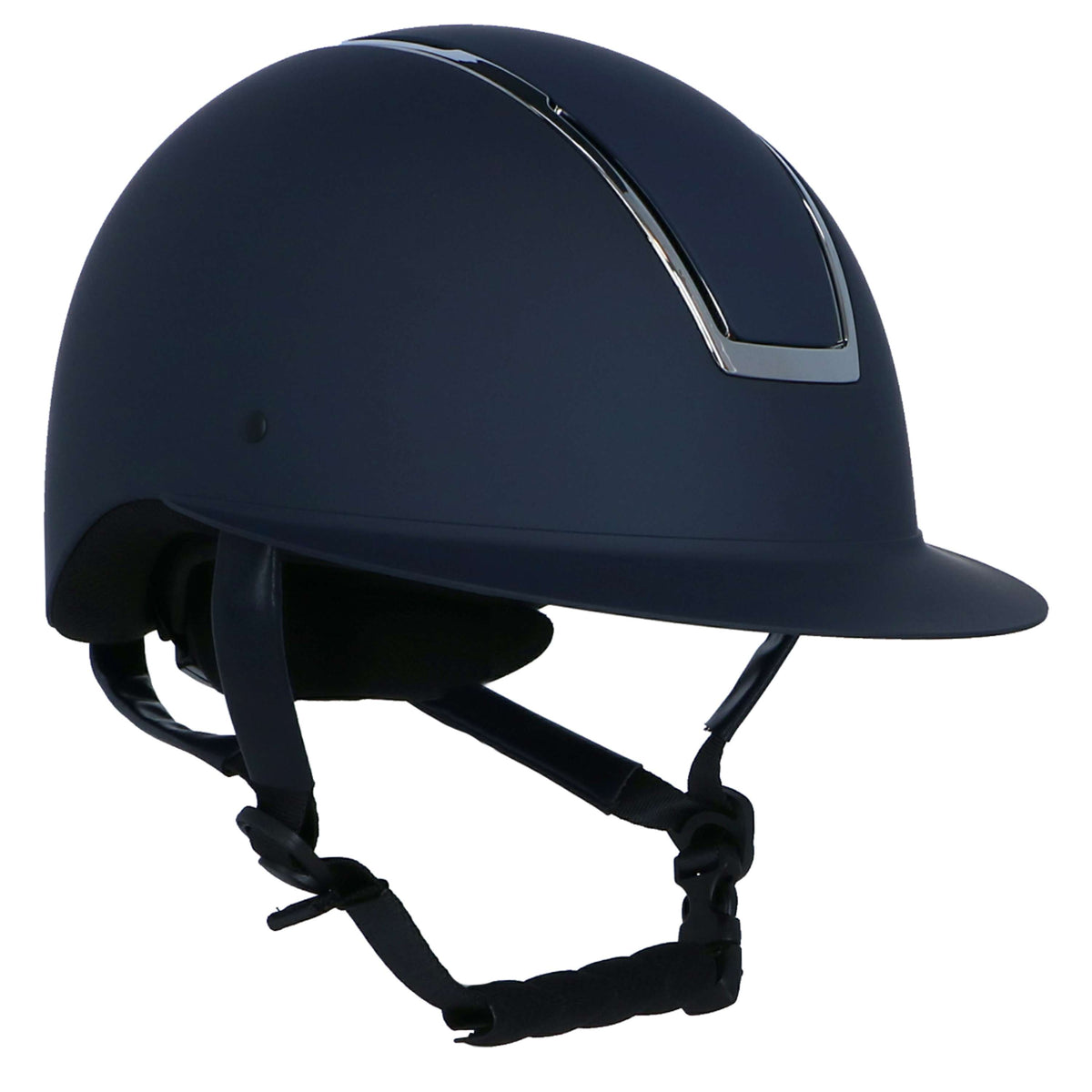HKM Casco Lady Shield Azul oscuro/Plata
