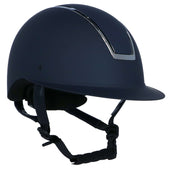HKM Casco Lady Shield Azul oscuro/Plata