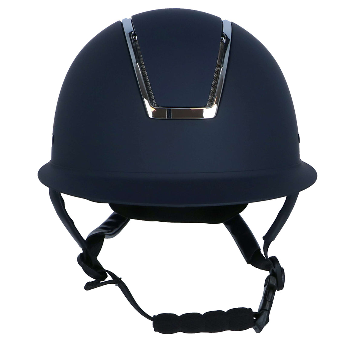 HKM Casco Lady Shield Azul oscuro/Plata