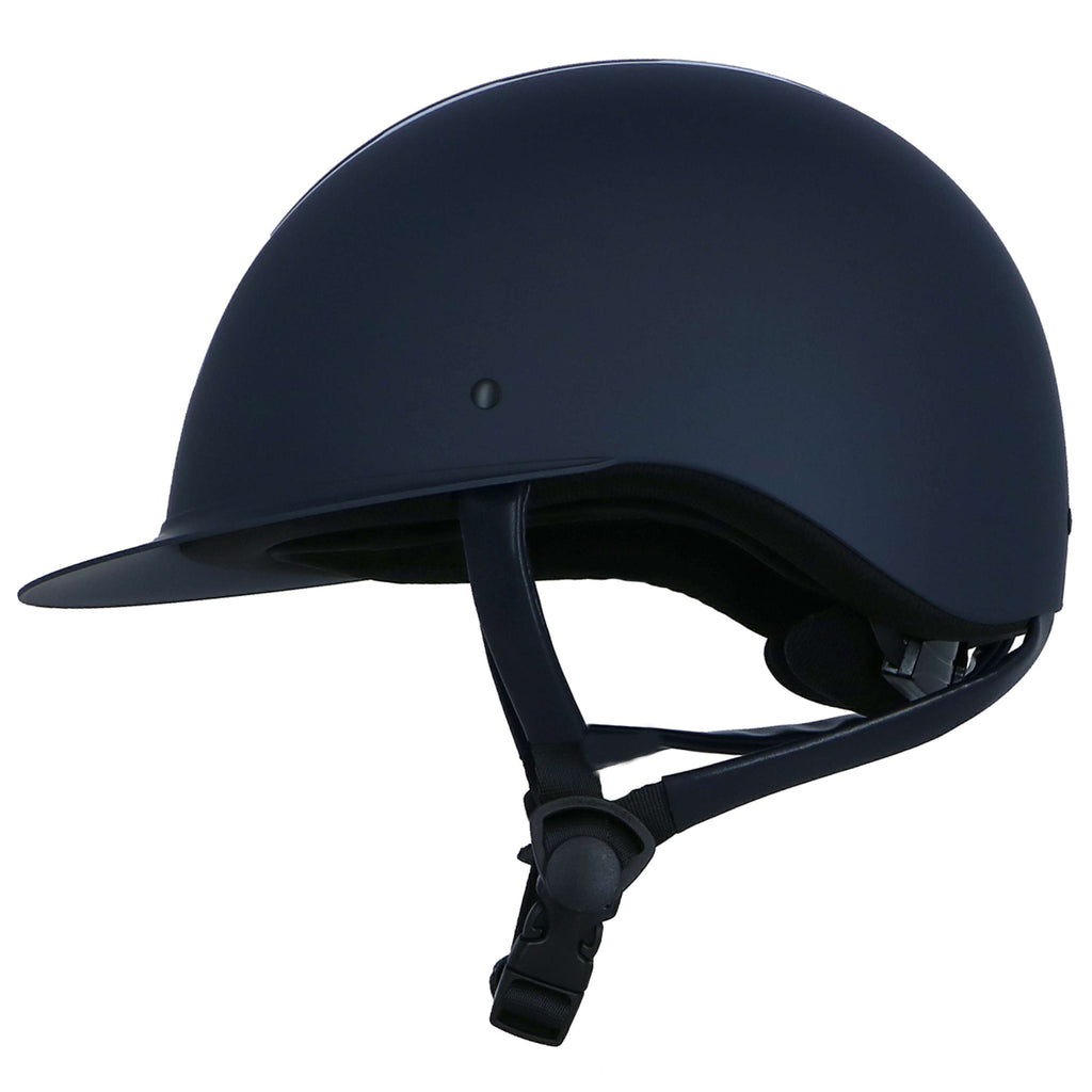 HKM Casco Lady Shield Azul oscuro/Plata