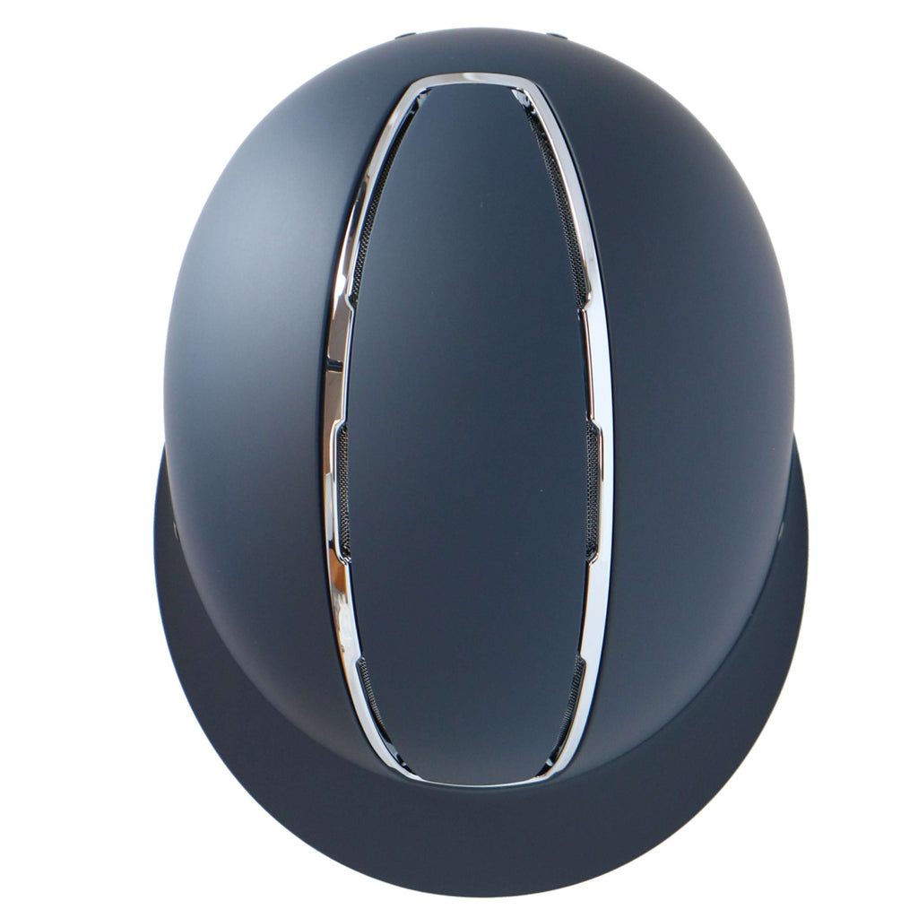 HKM Casco Lady Shield Azul oscuro/Plata