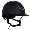 HKM Casco Lady Shield Negro/Oro rosa