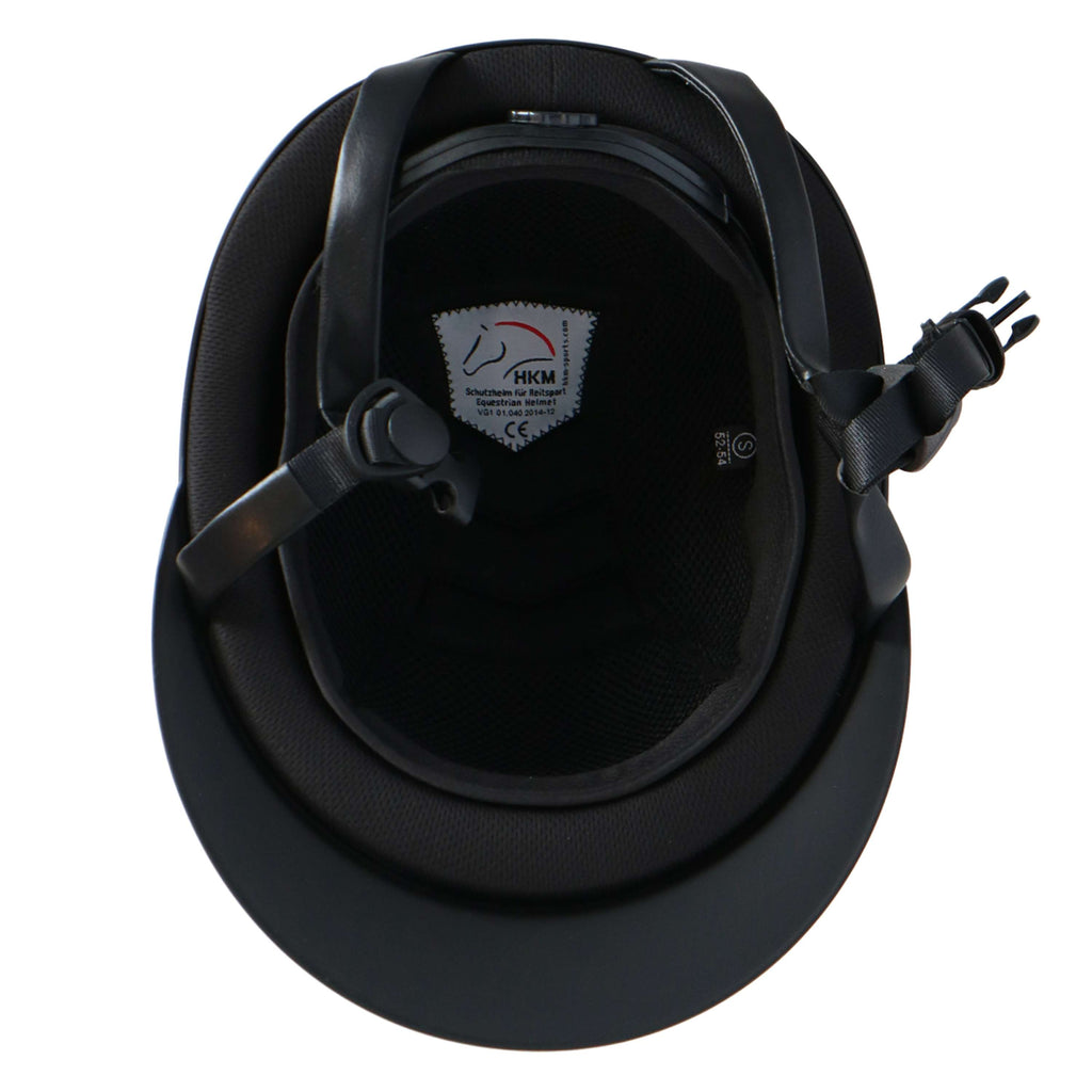 HKM Casco Lady Shield Negro/Oro rosa
