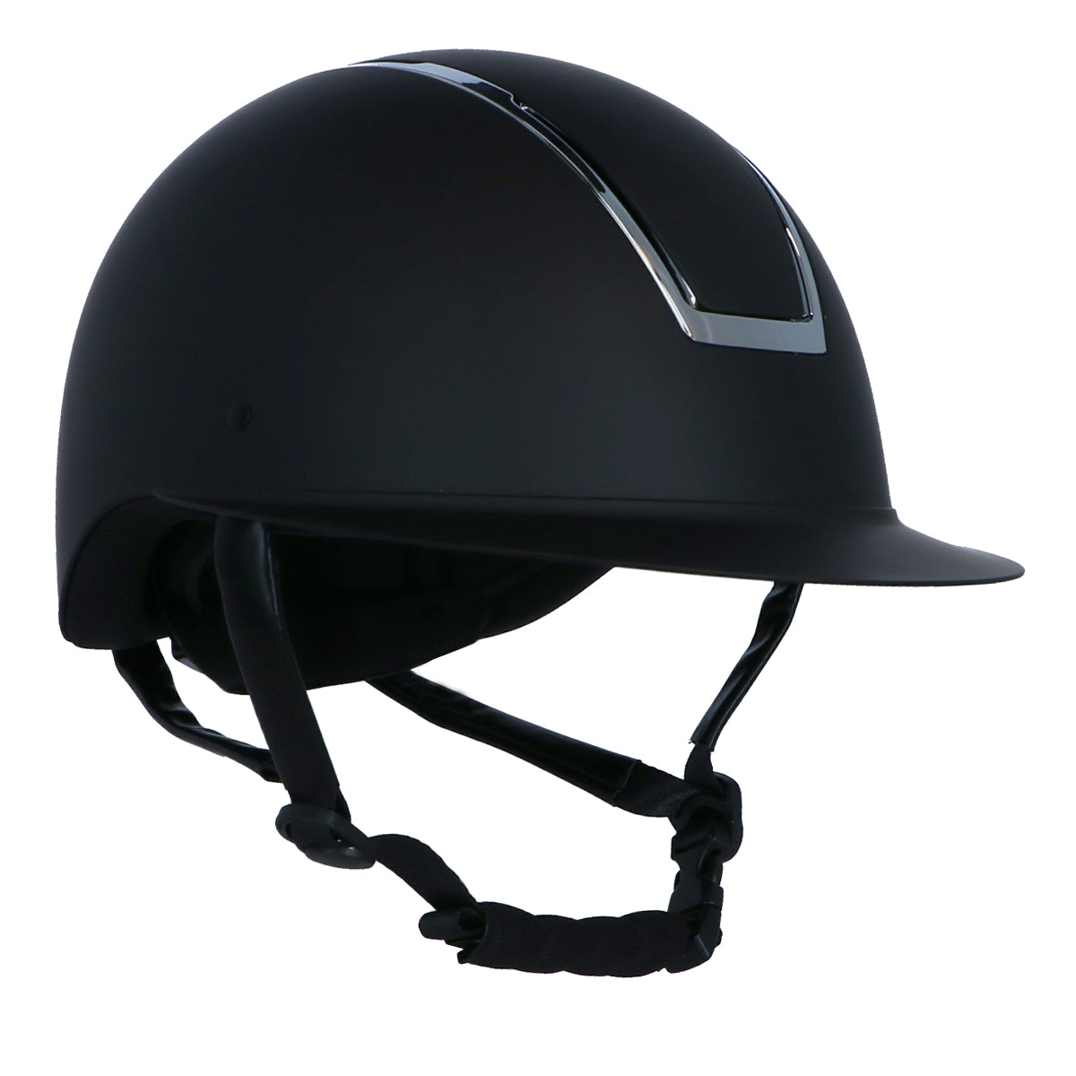 HKM Casco Lady Shield Negro/Plata
