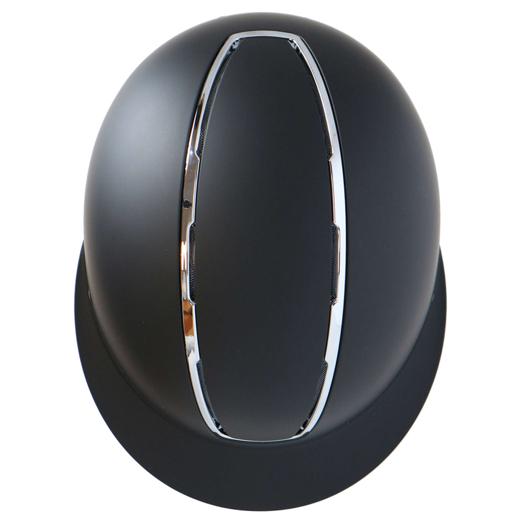 HKM Casco Lady Shield Negro/Plata