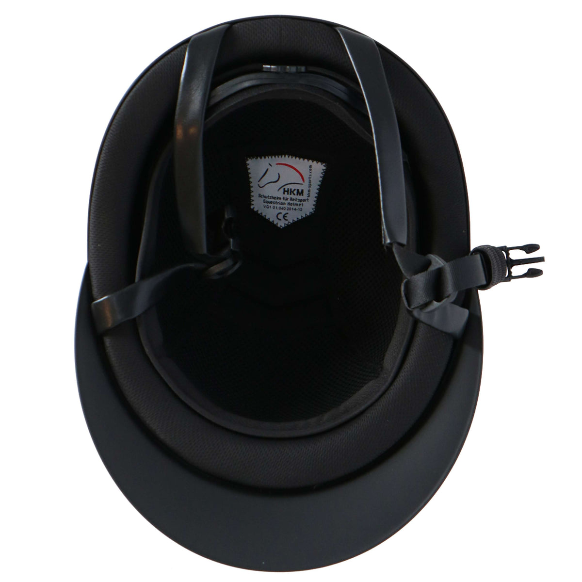 HKM Casco Lady Shield Negro/Plata