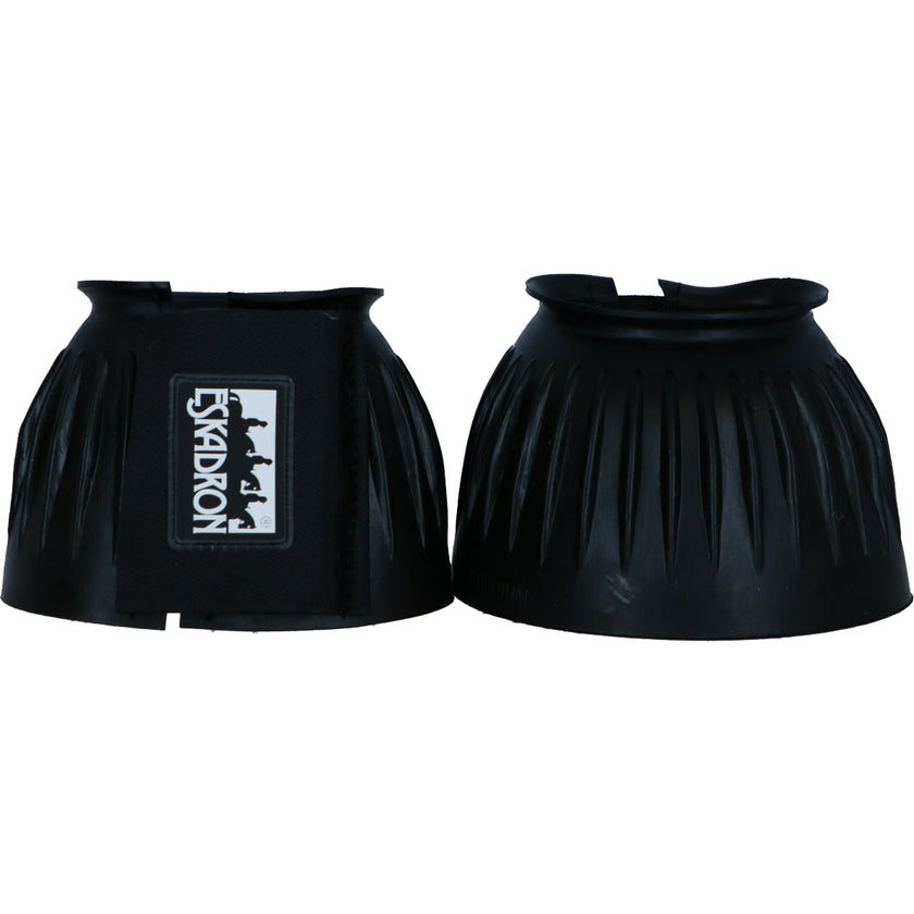 Eskadron Botas de Campana velcro de goma Negro