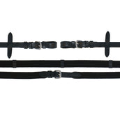 HKM Riendas Lea Cinta tejida Negro