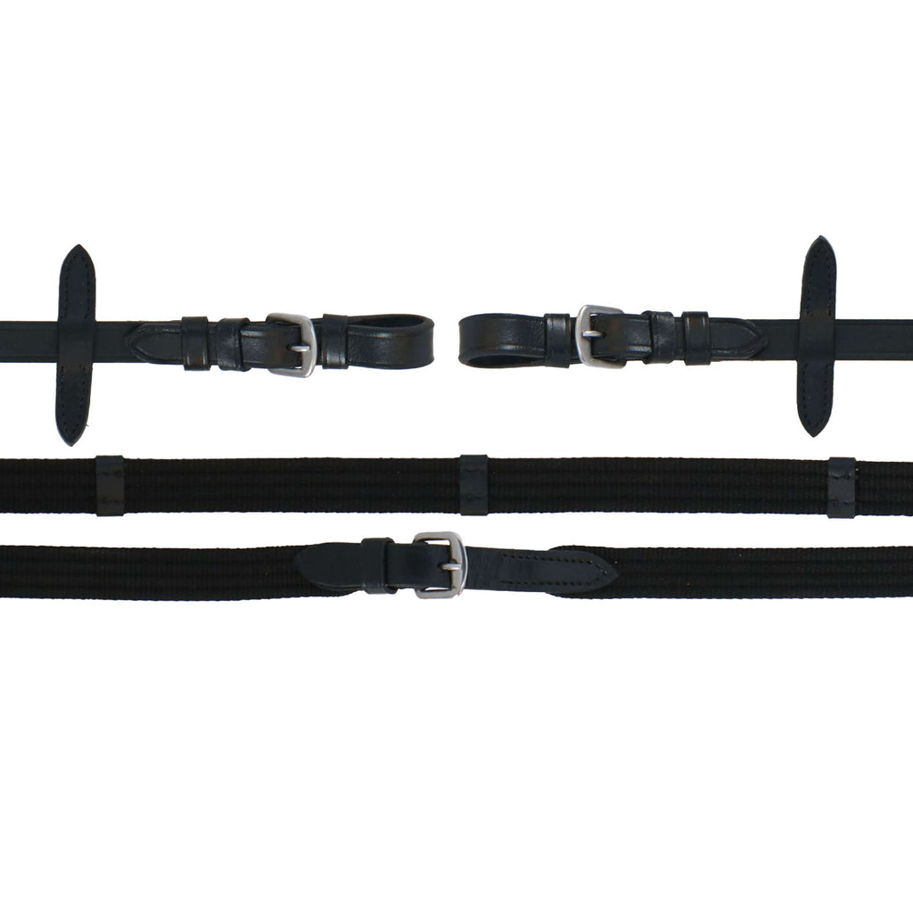 HKM Riendas Lea Cinta tejida Negro