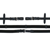 HKM Riendas Lea Cinta tejida Negro