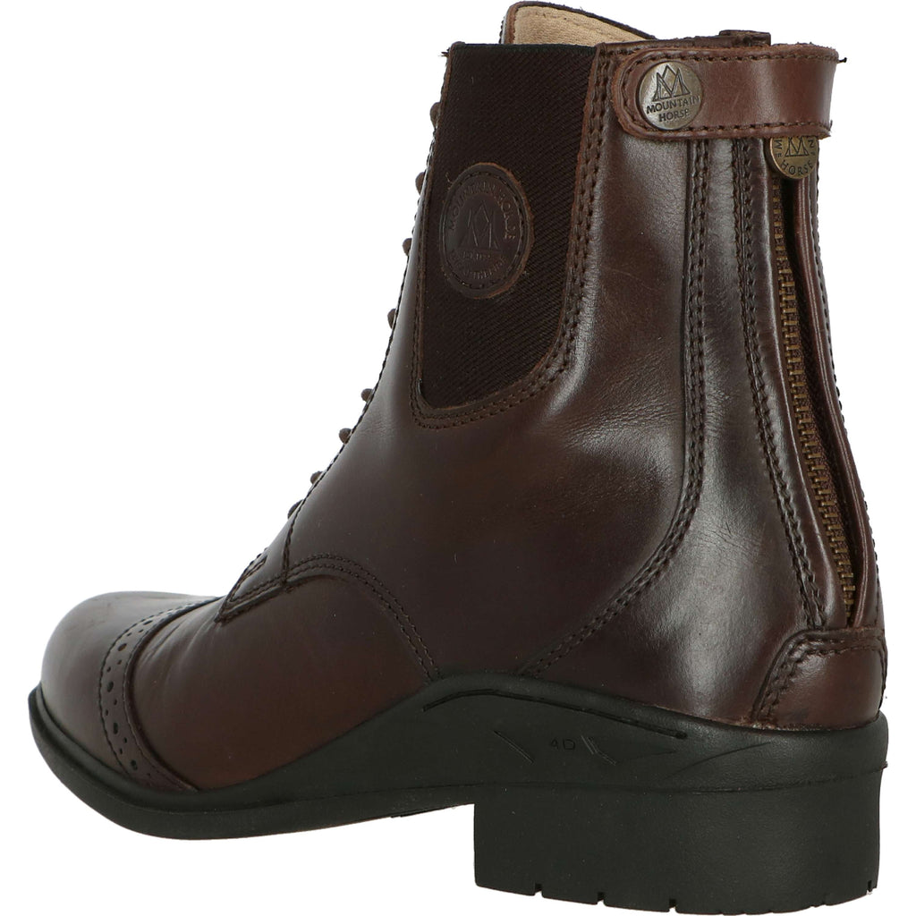 Mountain Horse Paddock Boots Aurora Back Zip Marron