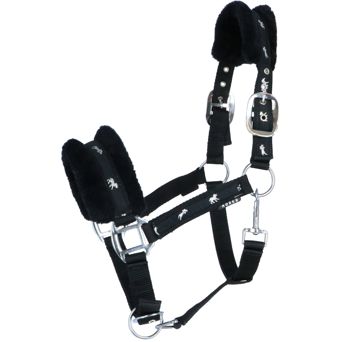 HORKA Cabezada Plush Negro