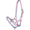 Norton Cabestro para Potro Ajustable Gris/Blanco/Rosa