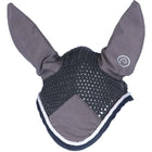 EQUITHÈME Bonete para Orejas Polyfun Gris Oscuro/Azul Marino