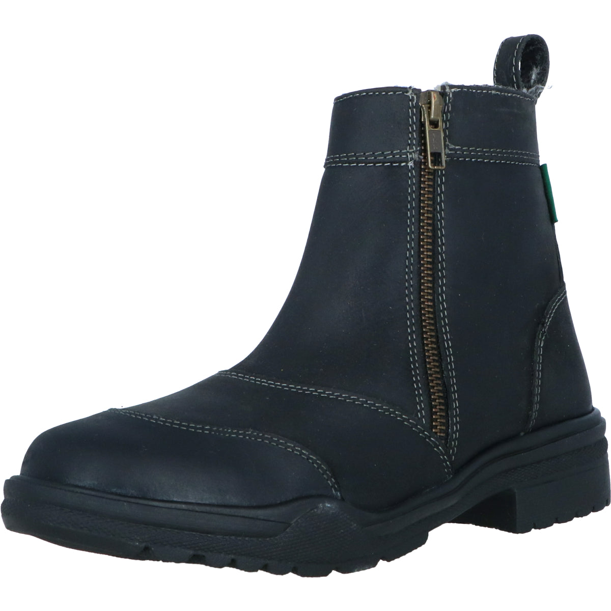 Norton Botines Zipper Invierno Negro