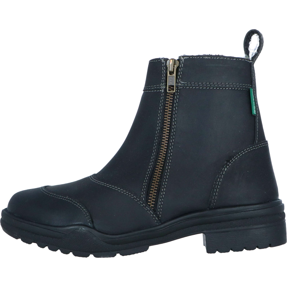 Norton Botines Zipper Invierno Negro