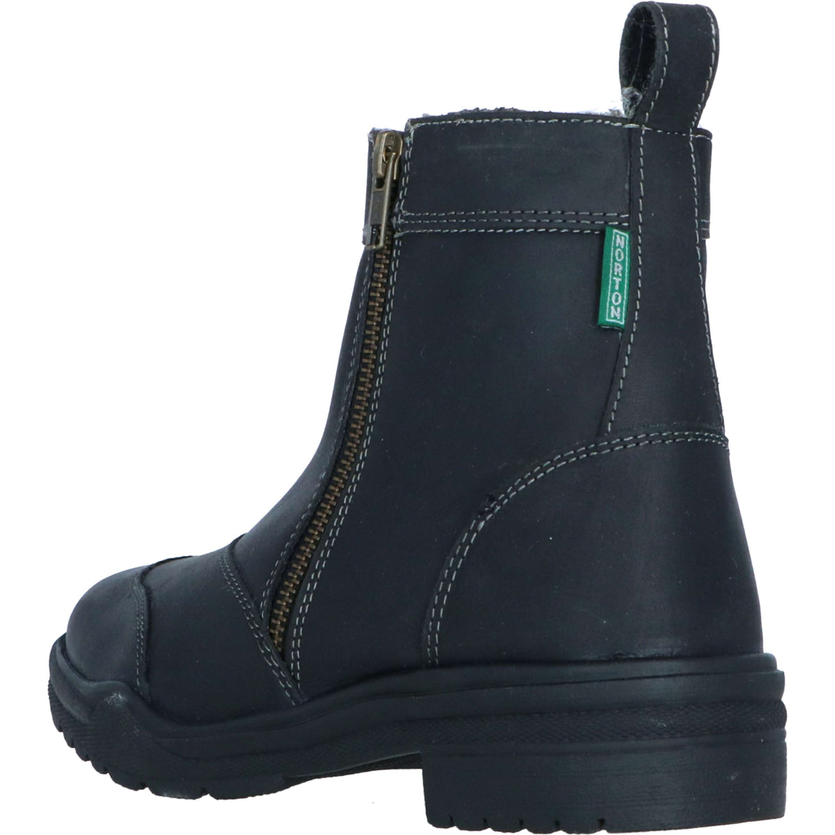 Norton Botines Zipper Invierno Negro