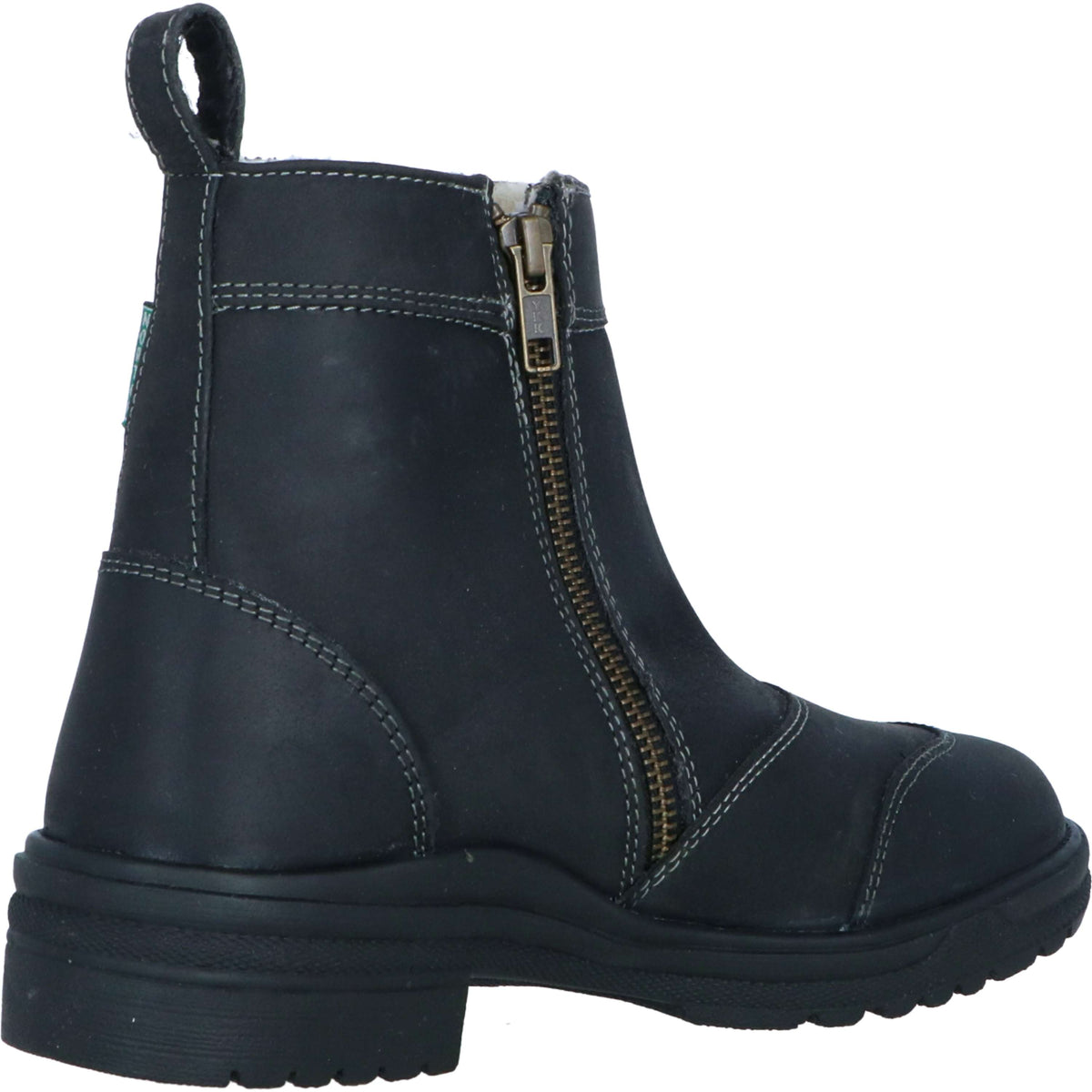 Norton Botines Zipper Invierno Negro