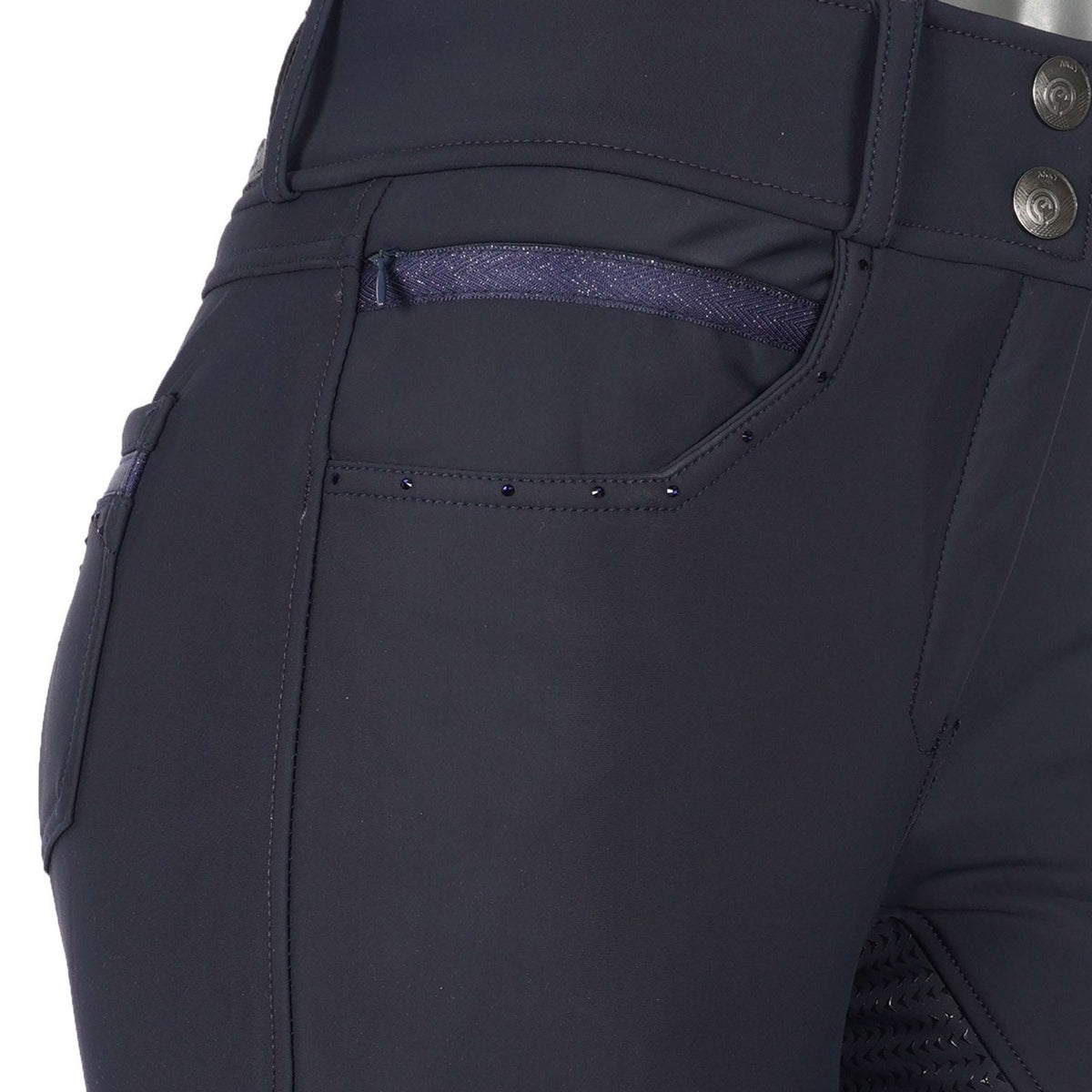 ANKY Pantalón de Equitación Stone Taped Full Grip Damas Azul Marino Oscuro