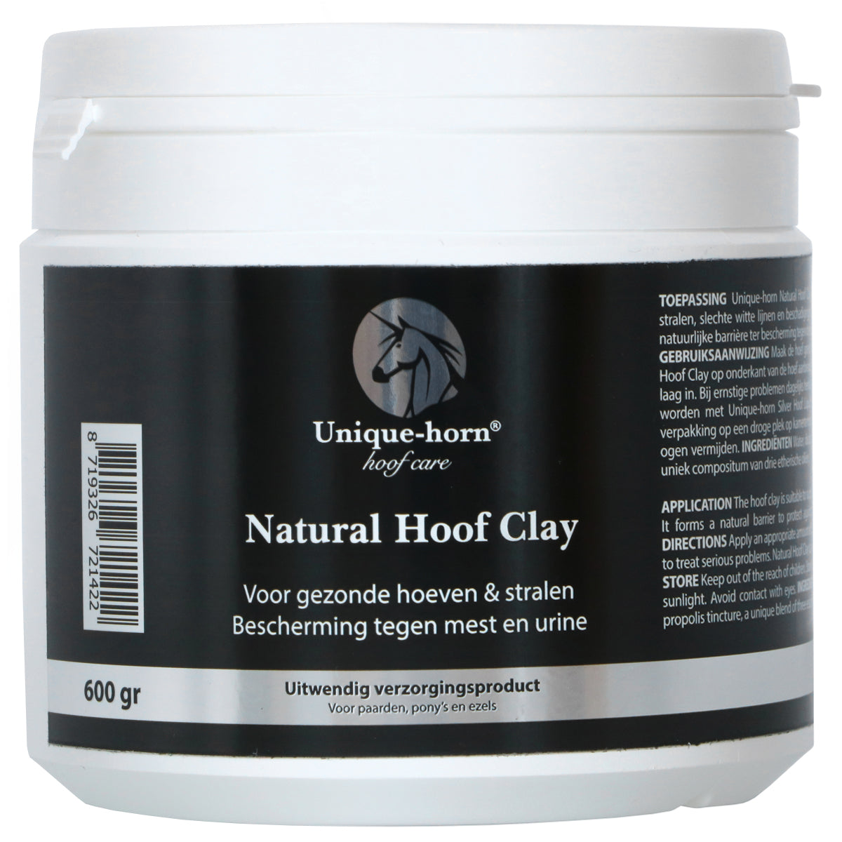 Unique-horn Jefe arcilla Hoof Care Natural