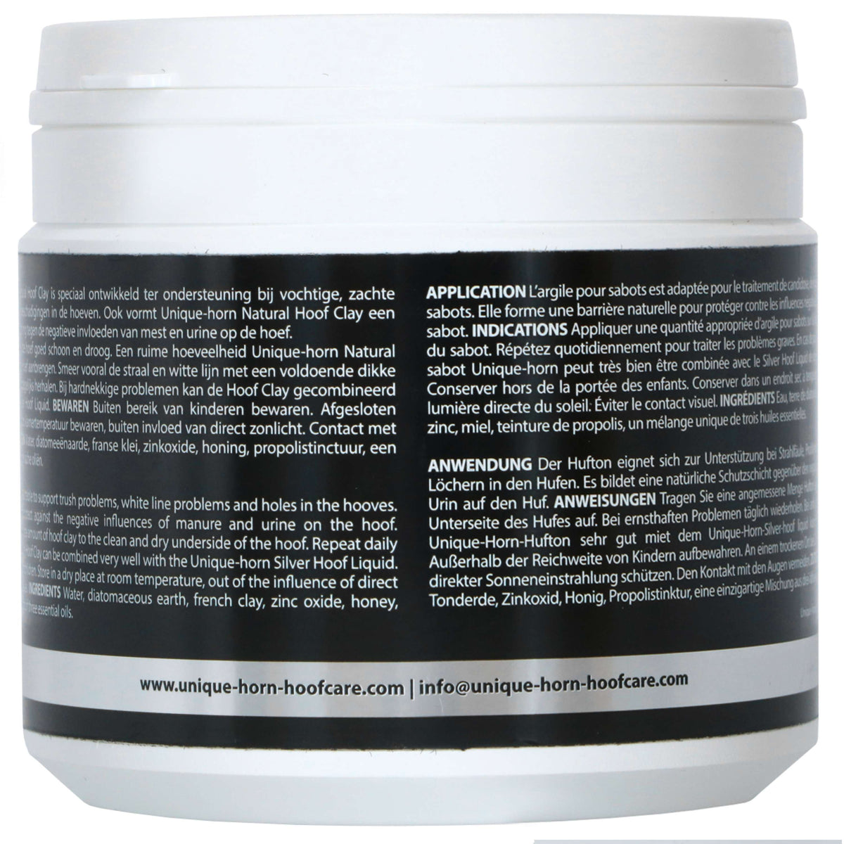 Unique-horn Jefe arcilla Hoof Care Natural