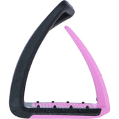 Freejump Estribos Soft Up Lite Negro/Rosa