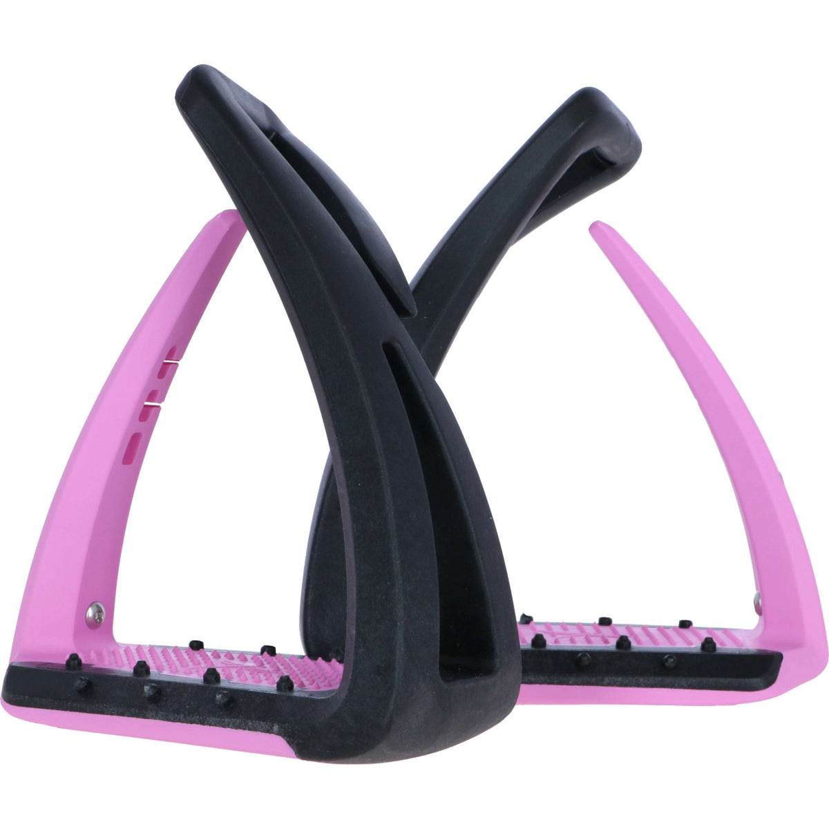Freejump Estribos Soft Up Lite Negro/Rosa