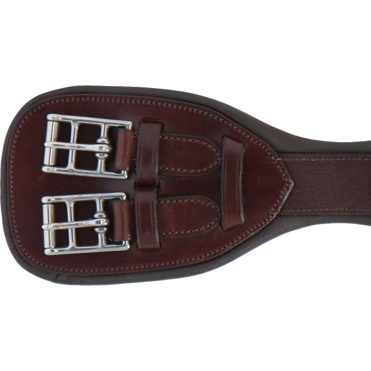 Equiline Cincha de doma Anatómico con Elástico Marron