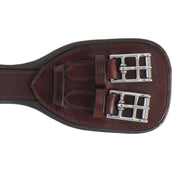 Equiline Cincha de doma Anatómico con Elástico Marron