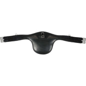 Equiline Cincha de Salto Cuero con Protección Negro