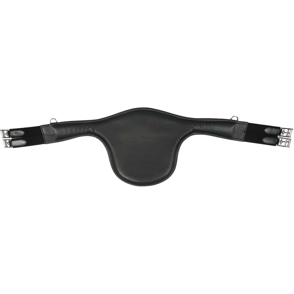 Equiline Cincha de Salto Cuero con Protección Negro